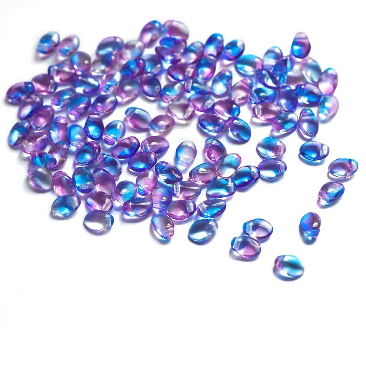 Amazon.co.jp: ガラスビーズ チェコビーズ ガラスの水滴の装飾品 【50